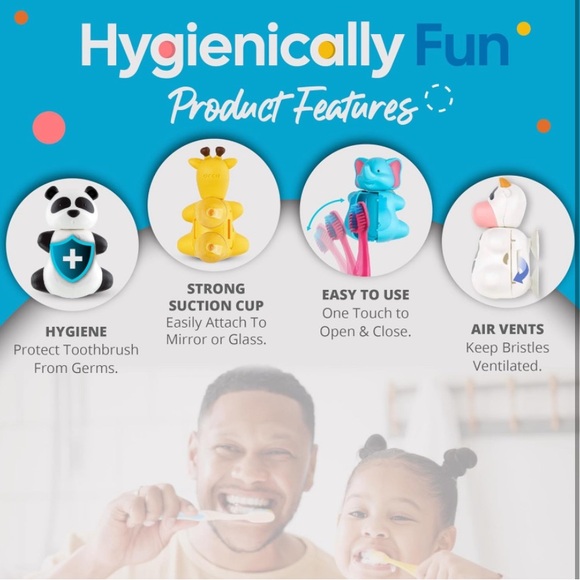 DENTEK  CAT Toothbrush Cover – Kids Toothbrush Holder with Cover - Picture 5 of 8